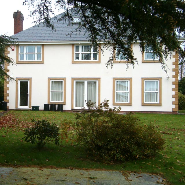 House in Nailsea, near Bristol, Somerset, before the terrace was built